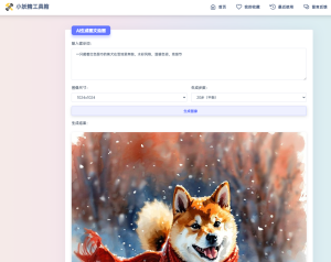 适用于彩虹工具箱程序的AI生成图文绘画插件工具-卓别林资源社