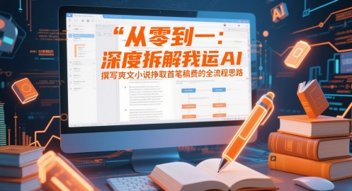 从零到一：深度拆解我运用AI撰写爽文小说挣取首笔稿费的全流程思路-卓别林资源社