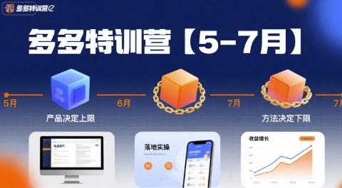 多多特训营【5-7月】产品决定上限，方法决定下限，各种玩法技巧落地实操-卓别林资源社