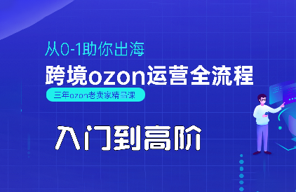 悟空跨境·OZON入门到高阶全流程-卓别林资源社
