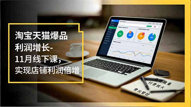 淘宝天猫爆品利润增长-11月线下课,免费流量、付费放大、费比管控,实现店铺利润倍增-卓别林资源社