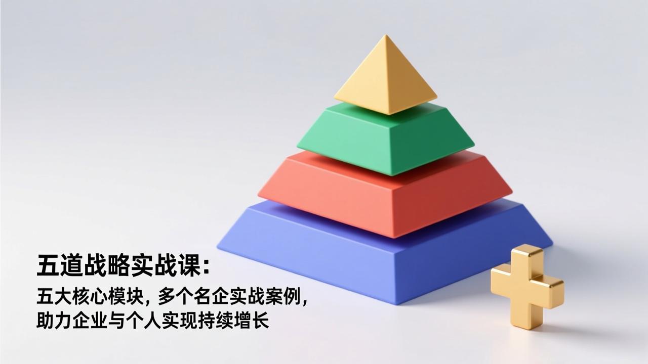 五道战略实战课：五大核心模块，多个名企实战案例，助力企业与个人实现持续增长-卓别林资源社