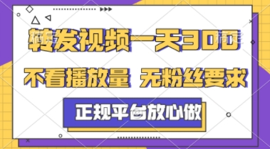 转发视频一天3张+，正规平台放心做，不看播放量，不看粉丝量，一个任务几分钟完成【揭秘】-卓别林资源社