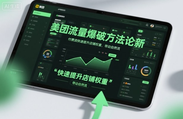 美团流量爆破方法论，付费流快速提升店铺权重，带动自然流-卓别林资源社