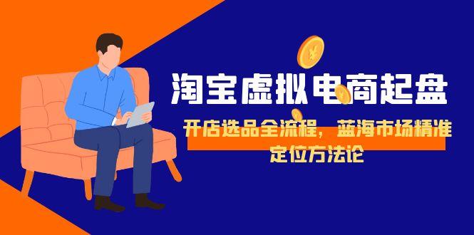 淘宝虚拟电商起盘，开店选品全流程，蓝海市场精准定位方法论-卓别林资源社
