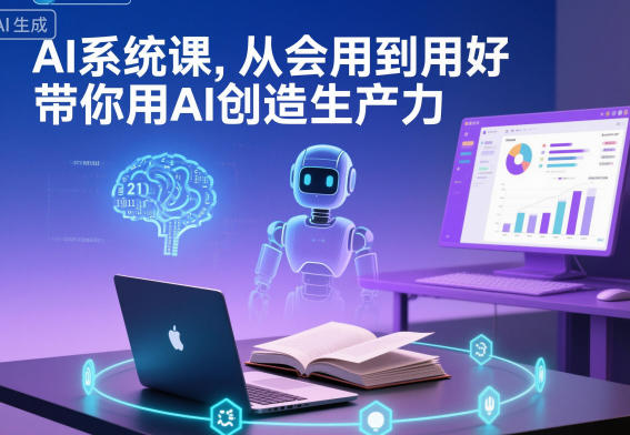 AI系统课，从会用到用好，带你用AI创造生产力-卓别林资源社