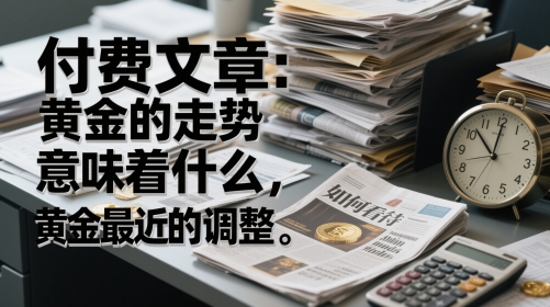 付费文章：黄金的走势意味着什么，如何看待黄金最近的调整-卓别林资源社
