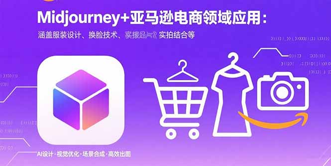 Midjourney+电商领域商业应用：涵盖服装设计、换脸技术、实拍结合等-卓别林资源社