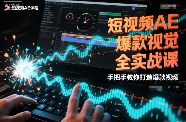 短视频AE爆款视觉全实战课，手把手教你打造爆款视频-卓别林资源社