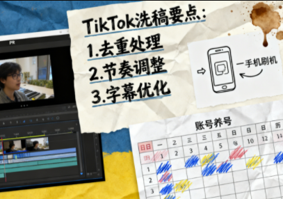 TikTok洗稿剪辑全流程课-卓别林资源社