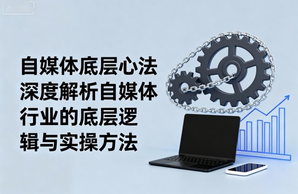 自媒体底层心法，深度解析自媒体行业的底层逻辑与实操方法-卓别林资源社