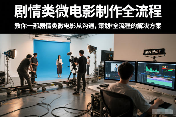 剧情类微电影制作全流程，教你一部剧情类微电影从沟通，策划到拍摄制作全流程的解决方案-卓别林资源社