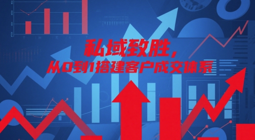 私域致胜，从0到1搭建客户成交体系-卓别林资源社