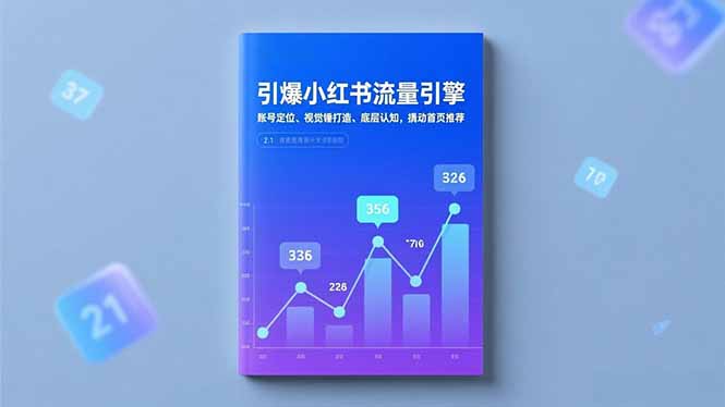 引爆小红书流量引擎，账号定位、视觉锤打造、底层认知，撬动首页推荐-卓别林资源社
