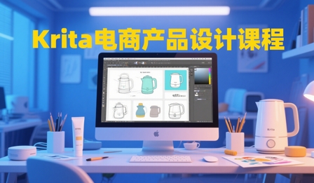 大梦老师·Krita电商产品设计课程-卓别林资源社