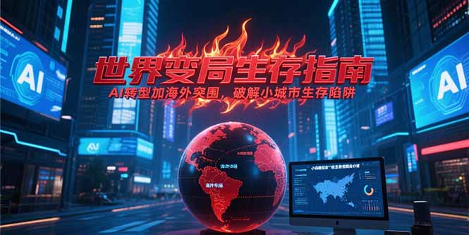 付费文章《世界变局生存指南，AI转型加海外突围，破解小城市生存陷阱》-卓别林资源社