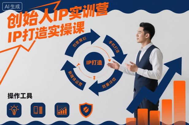 创始人IP实训营，IP打造实操课-卓别林资源社