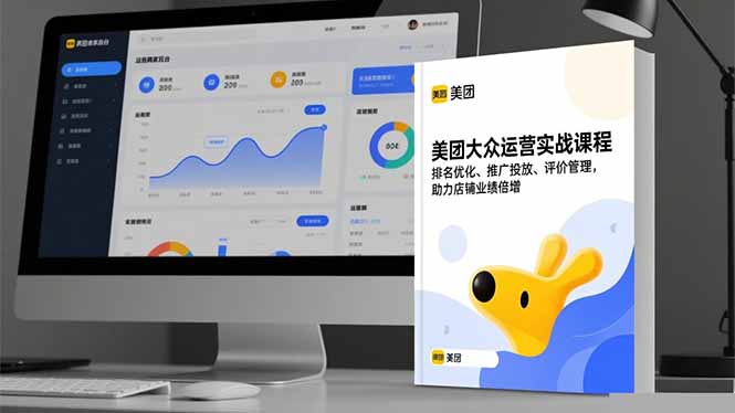 美团大众运营实战课程,排名优化、推广投放、评价管理,助力店铺业绩倍增-卓别林资源社