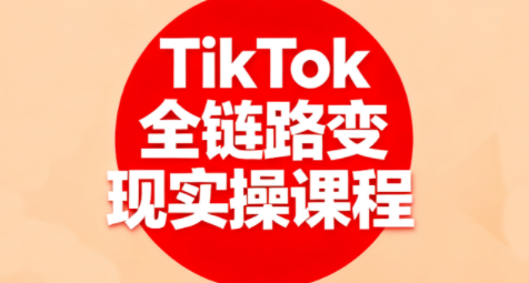 小杨老师·TikTok全链路变现实操课程-卓别林资源社
