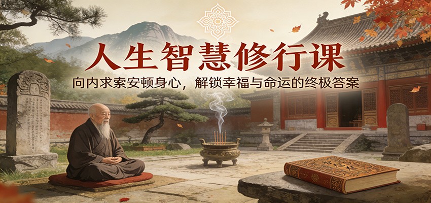人生智慧修行课：向内求索安顿身心，解锁幸福与命运的终极答案-卓别林资源社