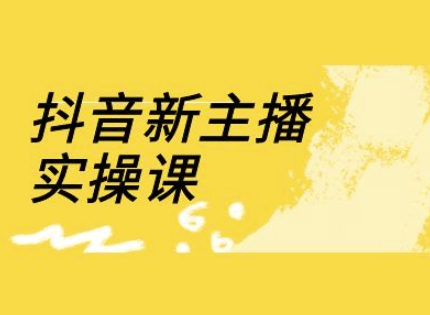 抖音新主播实操课，直播间流量运营线上实操课(18节)-卓别林资源社