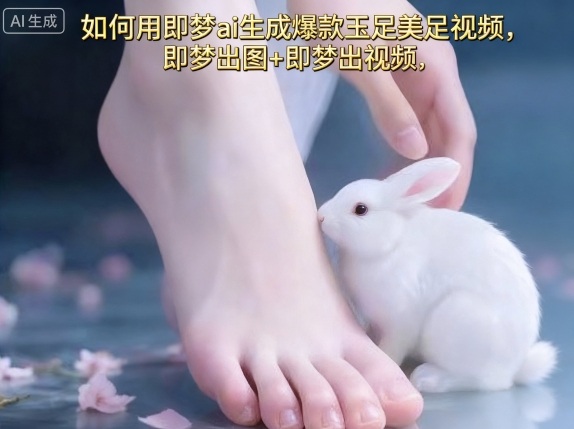 如何用即梦ai生成爆款玉足美足视频，即梦出图+即梦出视频，快速涨粉-卓别林资源社