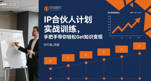 IP合伙人计划实战训练,手把手带你轻松Get知识变现-卓别林资源社