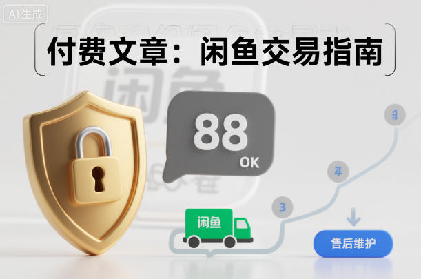 付费文章:闲鱼交易指南,怎么才能降低被坑被马扁的概率-卓别林资源社