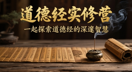 道德经实修营，一起探索道德经的深邃智慧-卓别林资源社