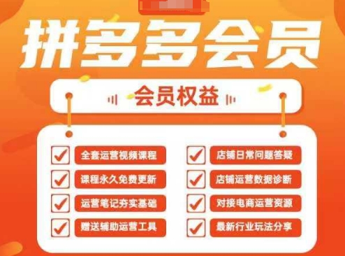 2025拼多多运营实战课，40节全流程教学，覆盖拼多多运营全链路-卓别林资源社