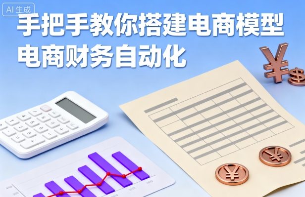 手把手教你搭建电商模型-电商财务自动化-卓别林资源社