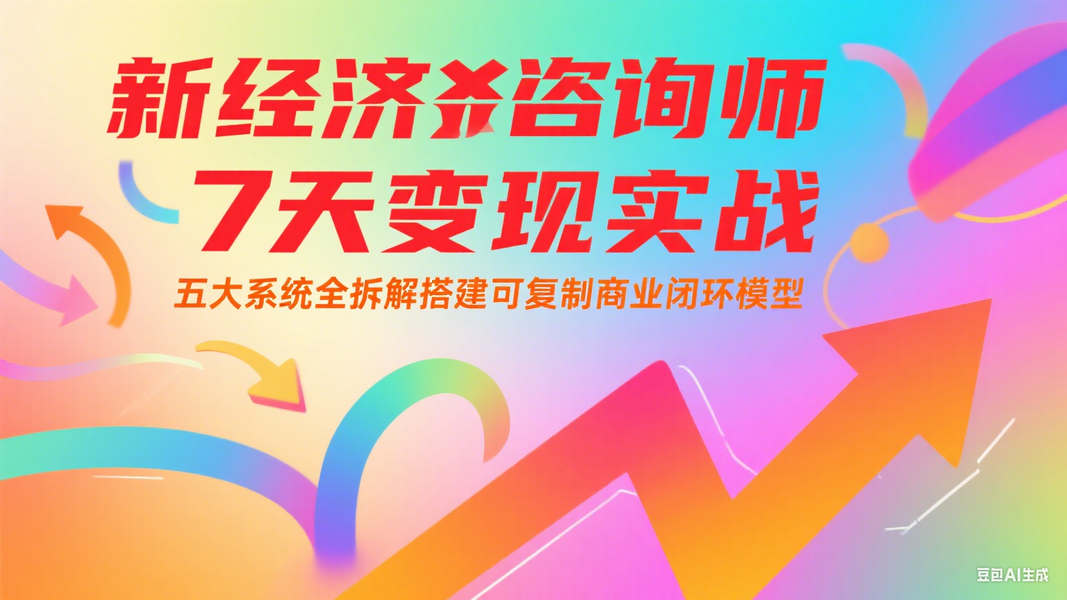 新经济咨询师 7 天变现实战：五大系统全拆解搭建可复制商业闭环模型-卓别林资源社