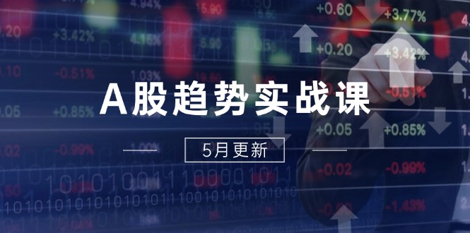 A股趋势实战课：主力动向+政策红利，2025全年策略5月更新-卓别林资源社