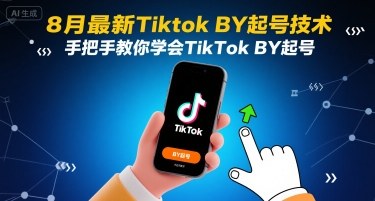 8月最新Tiktok搬运起号技术，手把手教你学会TikTok搬运起号-卓别林资源社