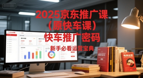 2025京东推广课(原快车课)解锁京东快车推广密码，新手必看运营宝典-卓别林资源社