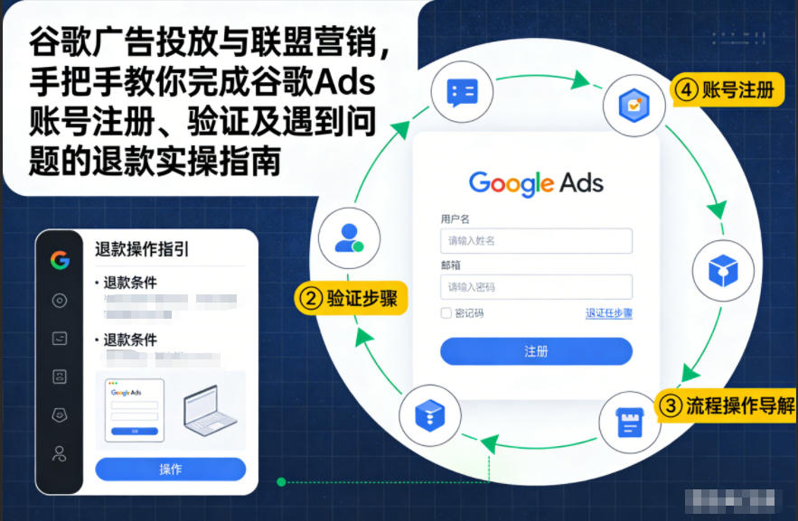 谷歌广告投放与联盟营销,手把手教你完成谷歌Ads账号注册、验证及遇到问题的退款实操指南-卓别林资源社