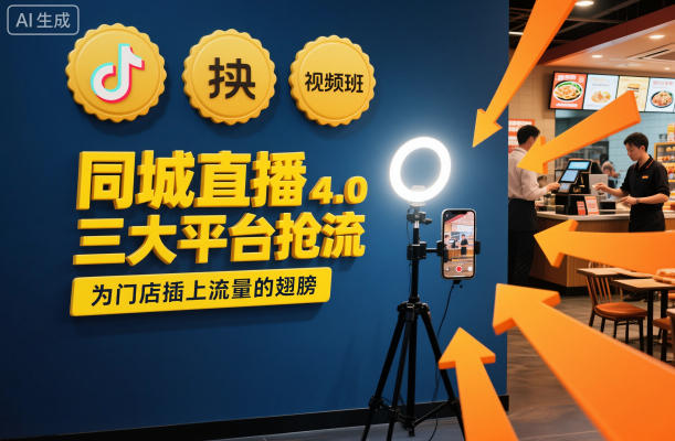 同城直播实操班4.0，三大平台抢流，为门店插上流量的翅膀-卓别林资源社