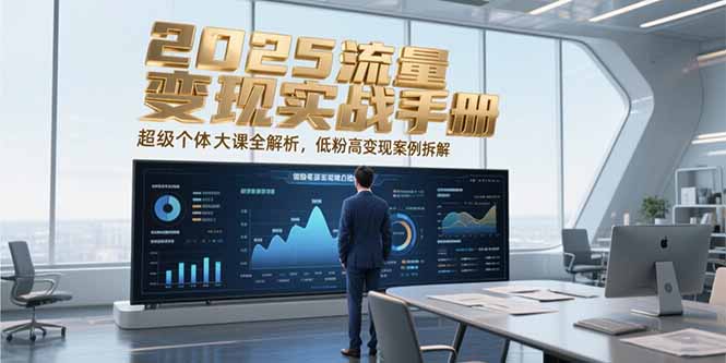 2025流量变现实战手册，超级个体大课全解析，低粉高变现案例拆解-卓别林资源社