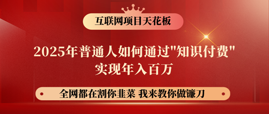镰刀训练营超级IP合伙人，25年普通人如何通过“知识付费”年入百万！-卓别林资源社