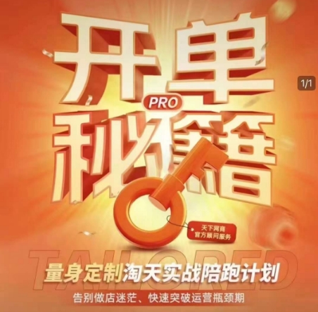 淘宝开单秘籍PRO，量身定制淘天实战陪跑计划，告别做店迷茫、快速突破运营瓶颈期(更新6月)-卓别林资源社