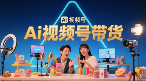 风口已至！AI视频号带货轻松月入过1W，99%的普通人却卡在内容制作门槛-卓别林资源社