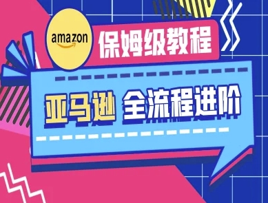 亚马逊保姆级全流程实操教程-跨境电商教程-卓别林资源社