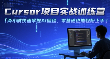 Cursor项目实战训练营，两小时快速掌握AI编程，零基础也能轻松上手-卓别林资源社