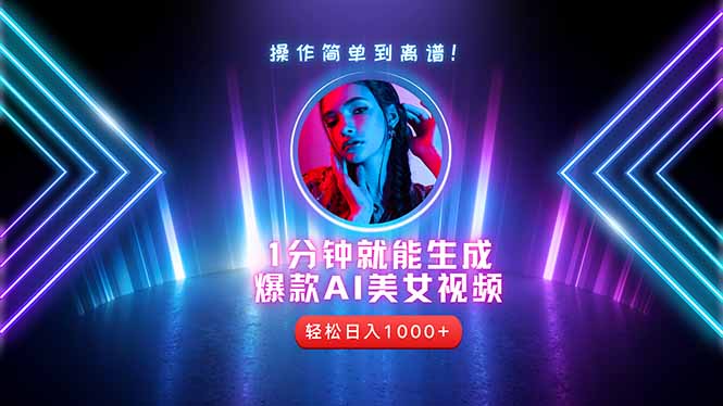 2025年最强副业：用AI做短视频，从零开始打造爆款账号！-卓别林资源社
