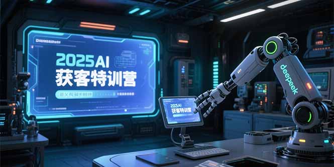 2025AI获客特训营，AI图文视频全制作，deepseek工具实操教学-卓别林资源社