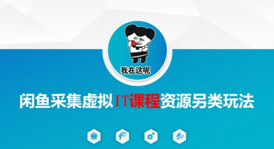 闲鱼采集虚拟IT课程资源另类玩法，干货满满-卓别林资源社