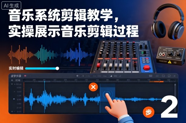 音乐系统剪辑教学，实操展示音乐剪辑过程-卓别林资源社