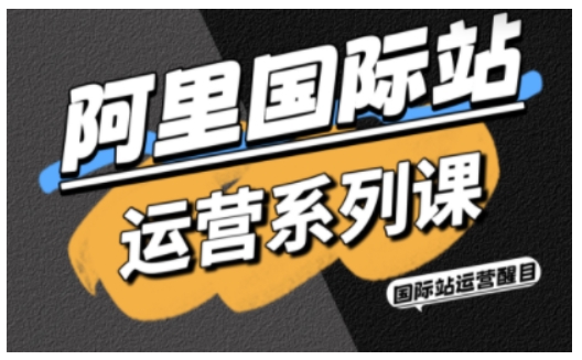 阿里国际站运营系列课,涵盖精准引流、直通车与全站推实战SOP,搭配AI效率工具包与高阶增长玩法-卓别林资源社