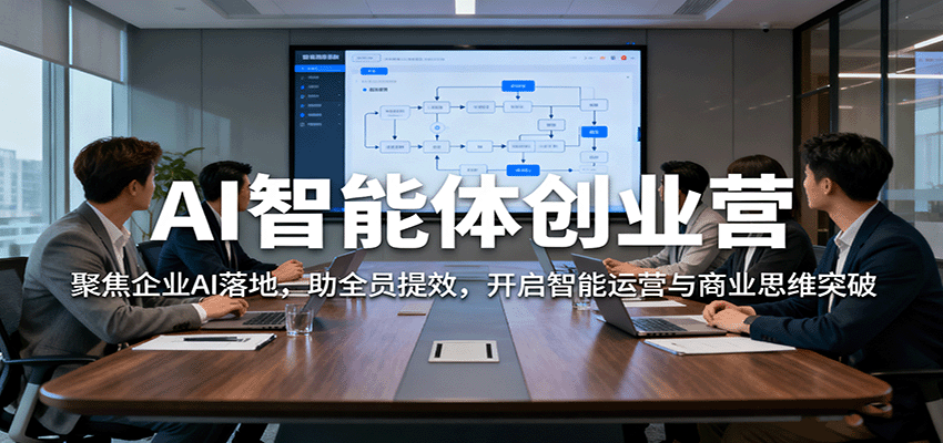 AI智能体创业营：聚焦企业AI落地，助全员提效，开启智能运营与商业思维突破-卓别林资源社