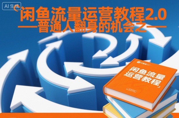 闲鱼流量运营教程2.0——普通人翻身的机会之一-卓别林资源社